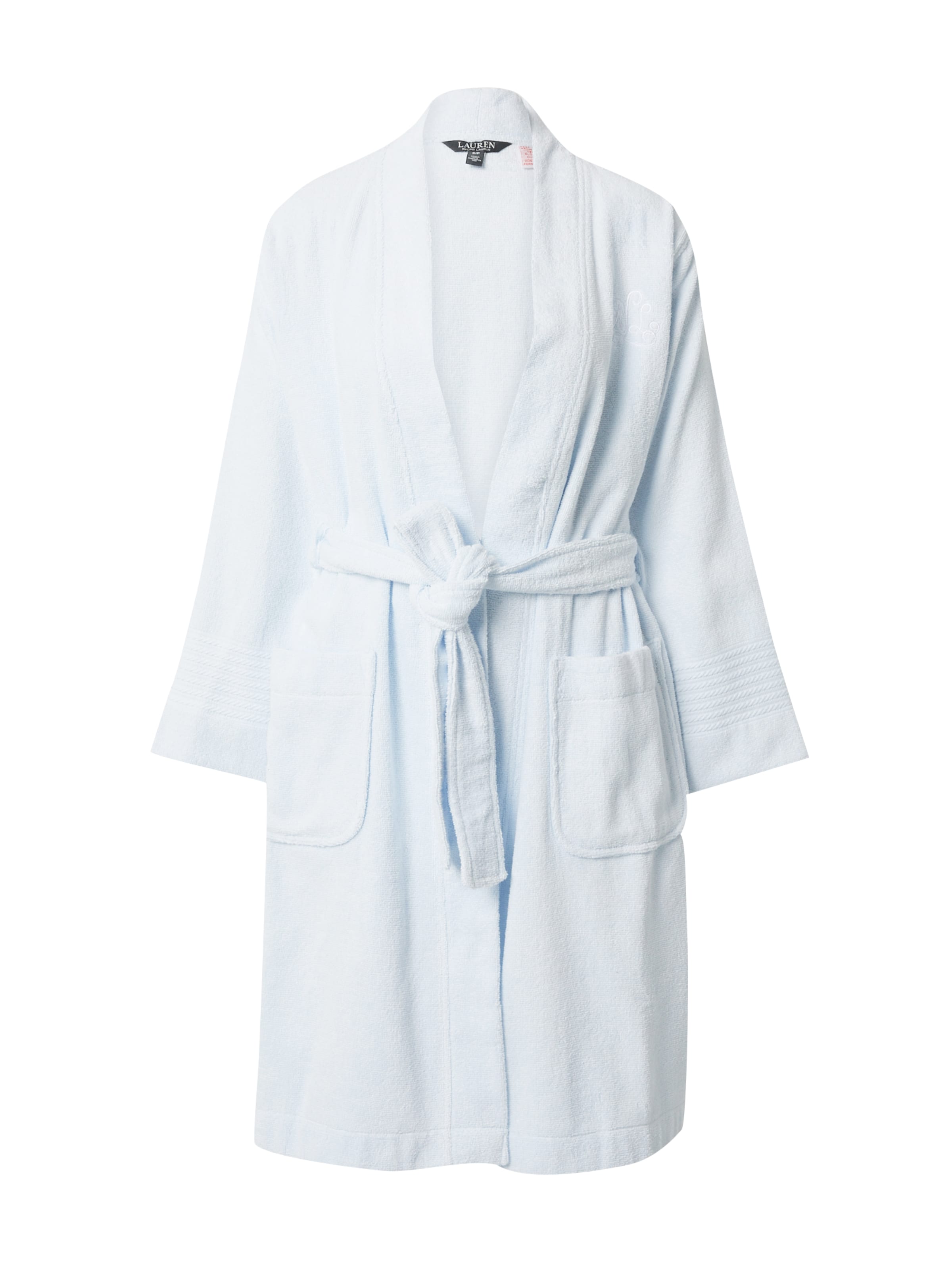 Lauren Ralph Lauren Lyhyt kylpytakki värissä sininen: etupuoli