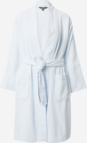 Peignoir court Lauren Ralph Lauren en bleu : devant