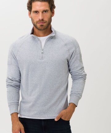BRAX Sweatshirt 'Sage' in Grey: front