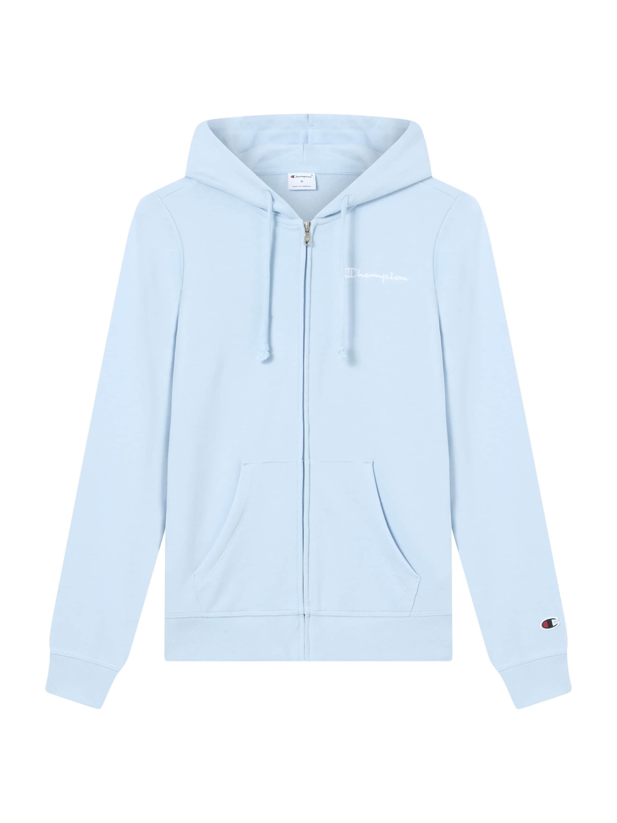 Champion Authentic Athletic Apparel Ζακέτα φούτερ σε μπλε: μπροστά