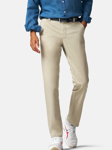 Regular Pantalon chino 'Bonn' MEYER en beige : devant