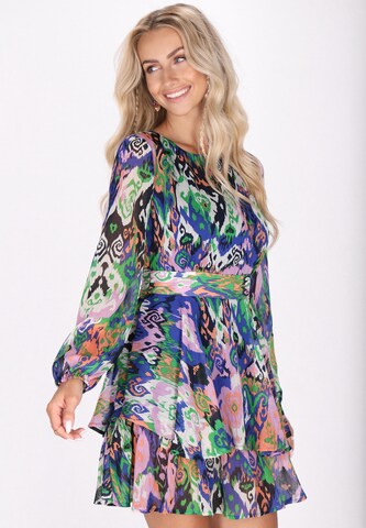 IZIA Dress in Blue: front