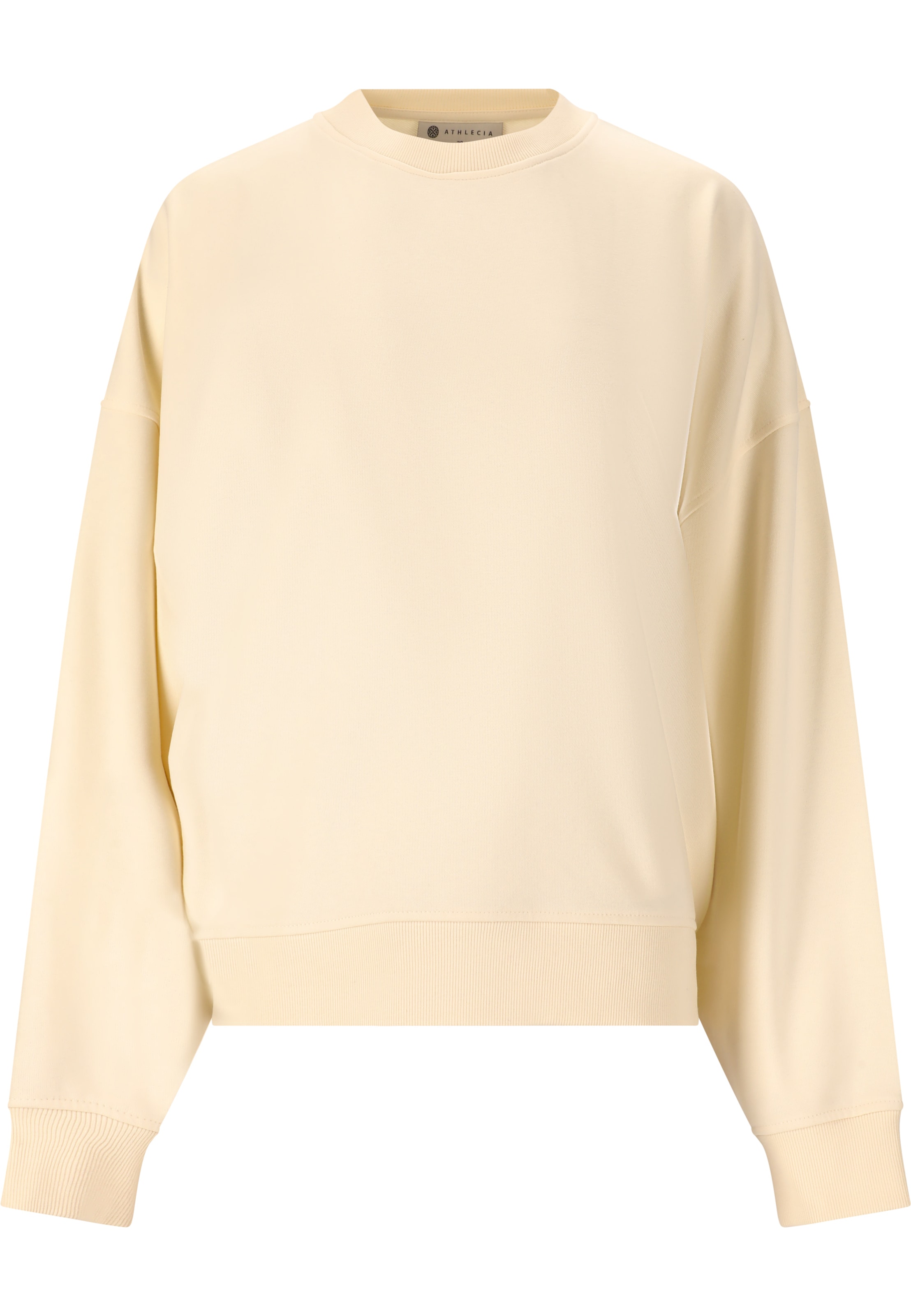 Athlecia Sweatshirt 'Crecy' in Wit: voorkant