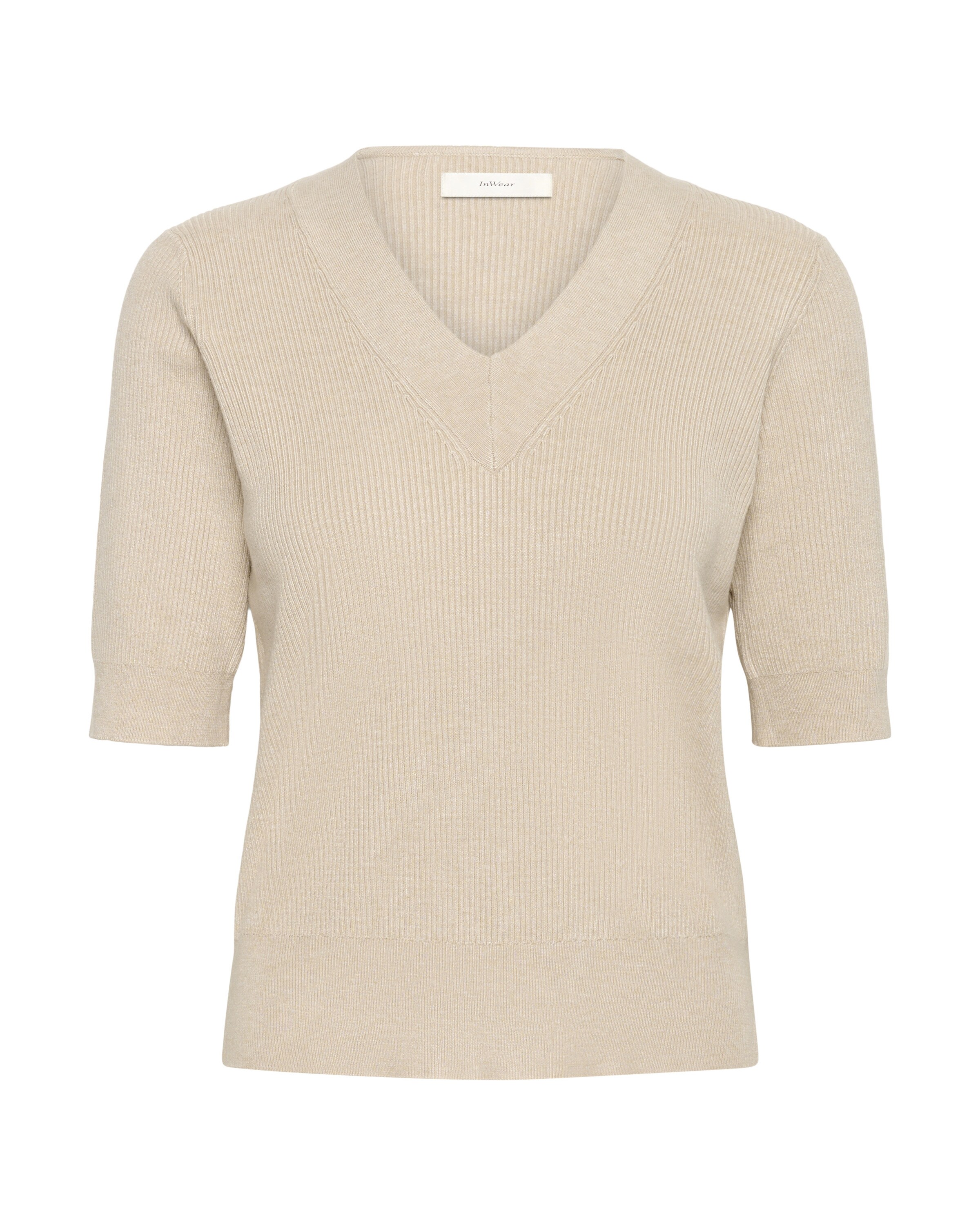 InWear Sweter &#x27;Leenah&#x27; w kolorze beżowy: przód