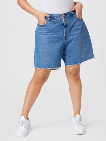 Levi's® Plus regular Jeans '501® 90s Shorts' i blå: forside