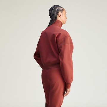 Bluză cu fermoar sport de la ADIDAS BY STELLA MCCARTNEY pe maro