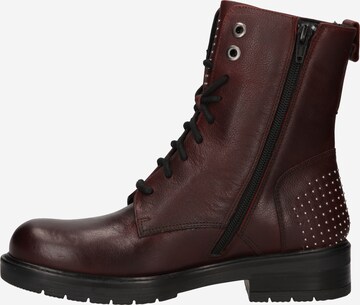 Dockers by Gerli Lace-Up Ankle Boots in Red