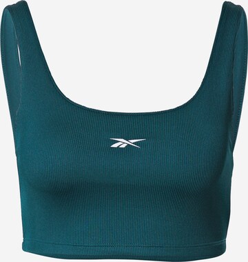 Reggiseno sportivo 'Workout Ready' di Reebok in blu: frontale