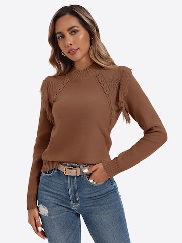 Imily Bela Pulóver - barna: elől