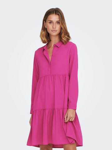 JDY Shirt Dress in Pink: front