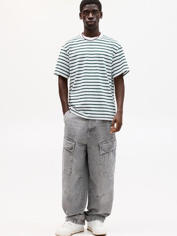 T-Shirt Pull&Bear en vert : devant