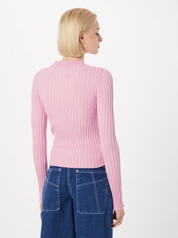 Gina Tricot Sweter 'Leah' w kolorze różowy