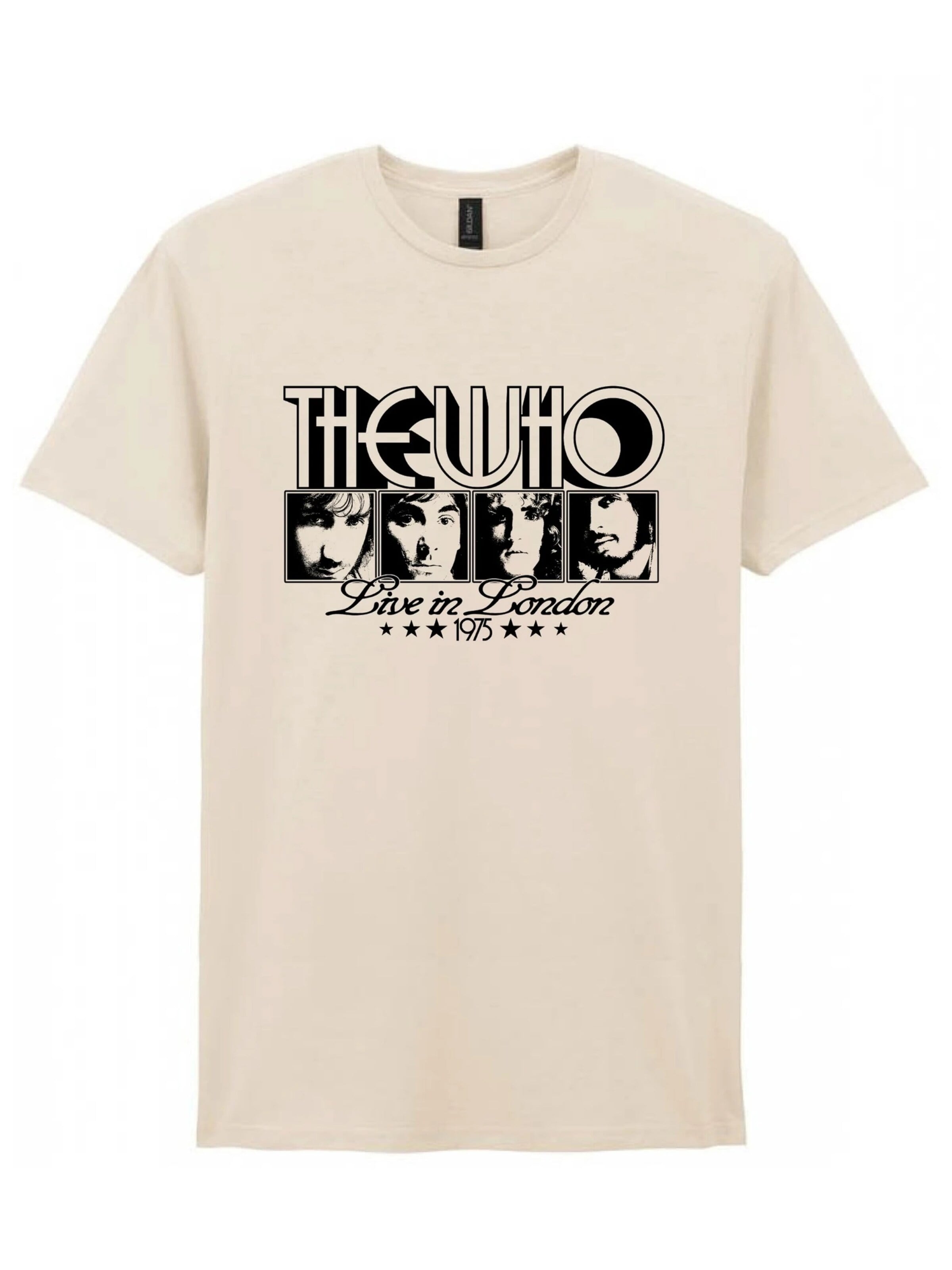 Rockshirts Shirt 'Who Live in London 1975 T-Shirt' in White: front