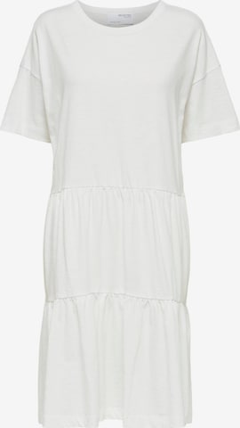 Robe 'Rylie' SELECTED FEMME en blanc : devant