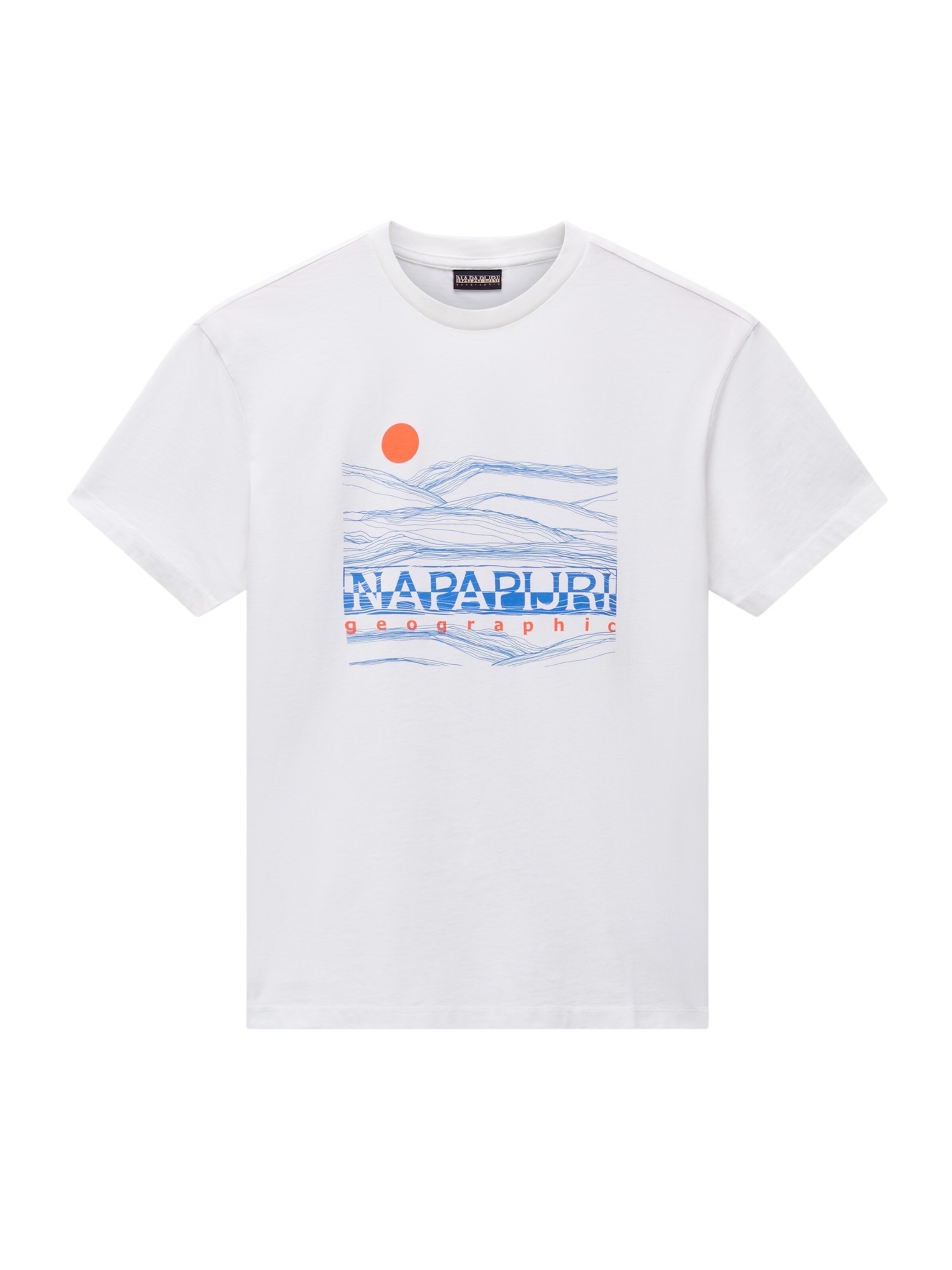 T-Shirt 'Buti' NAPAPIJRI en blanc : devant