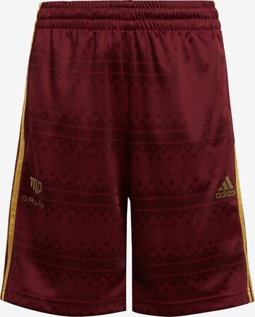 ADIDAS PERFORMANCE Workout Pants 'Salah' in Red: front