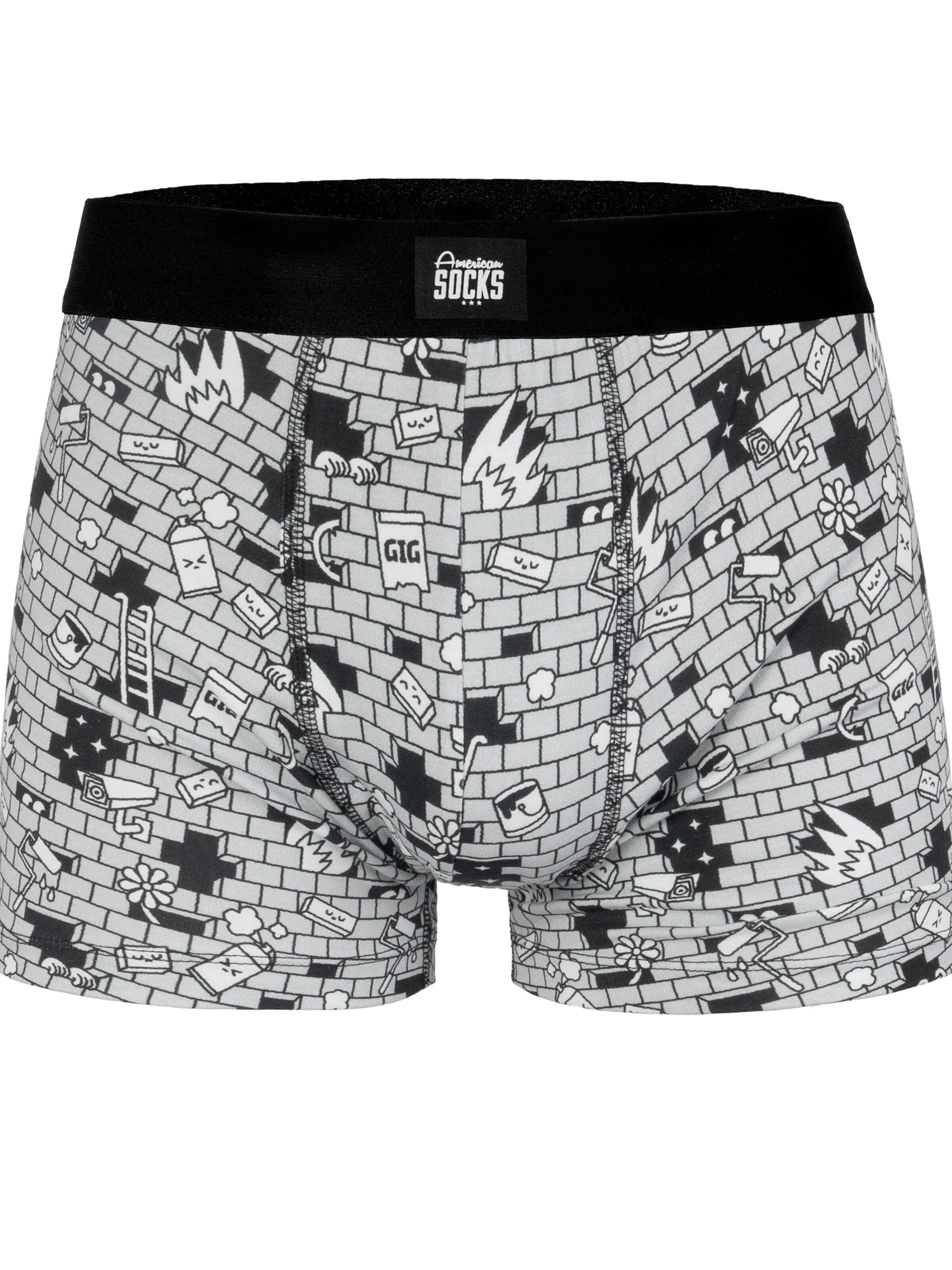 American Socks Boxer shorts 'The Wall' in Blue