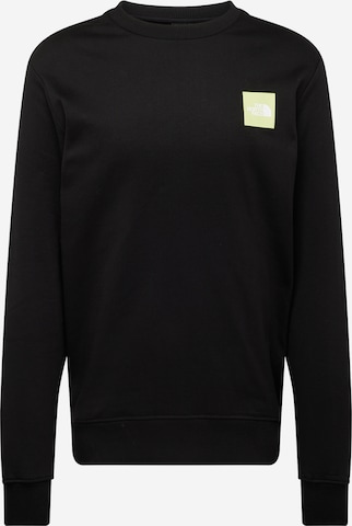 THE NORTH FACE Sweatshirt 'COORDINATES' in Zwart: voorkant