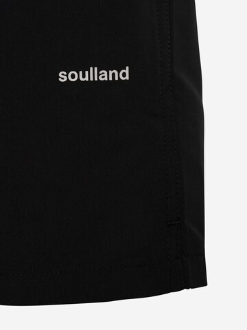 Soulland - Regular Calças 'William' em preto