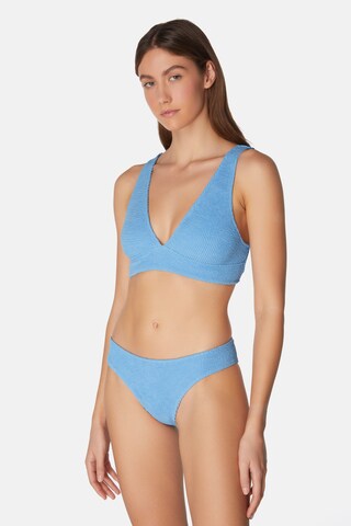 SORBET ISLAND Triangle Bikini 'Aqua' in Blue: front
