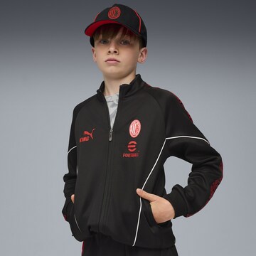 PUMA Sportjacke 'AC Milan KING Anthem' in Schwarz