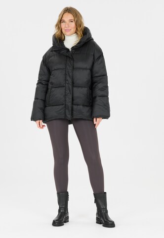 Athlecia Steppjacke in Schwarz