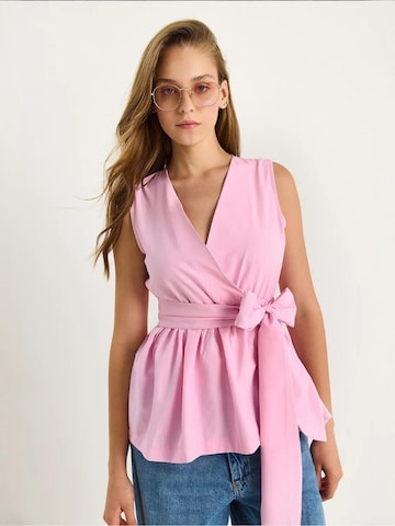 Bianco Lucci - Blusa em rosa