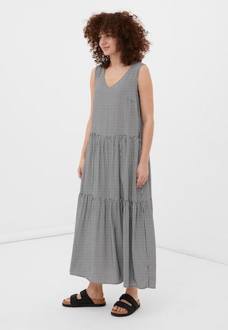 Finn Flare Sommerkleid 'Print' in Schwarz