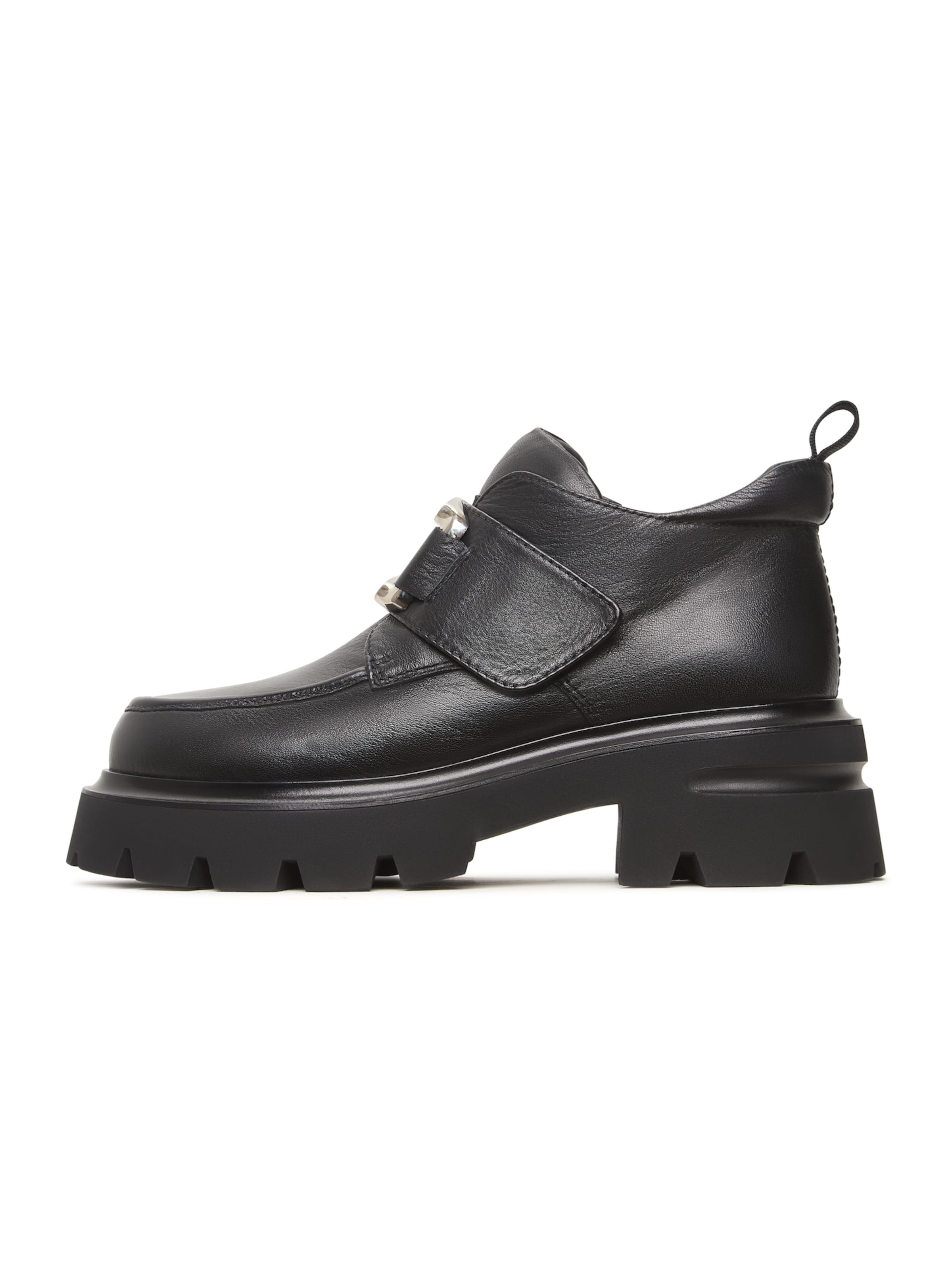 CESARE GASPARI Boot in Black: front