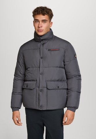 Kronstadt Winter Jacket ' Stevens ' in Grey: front
