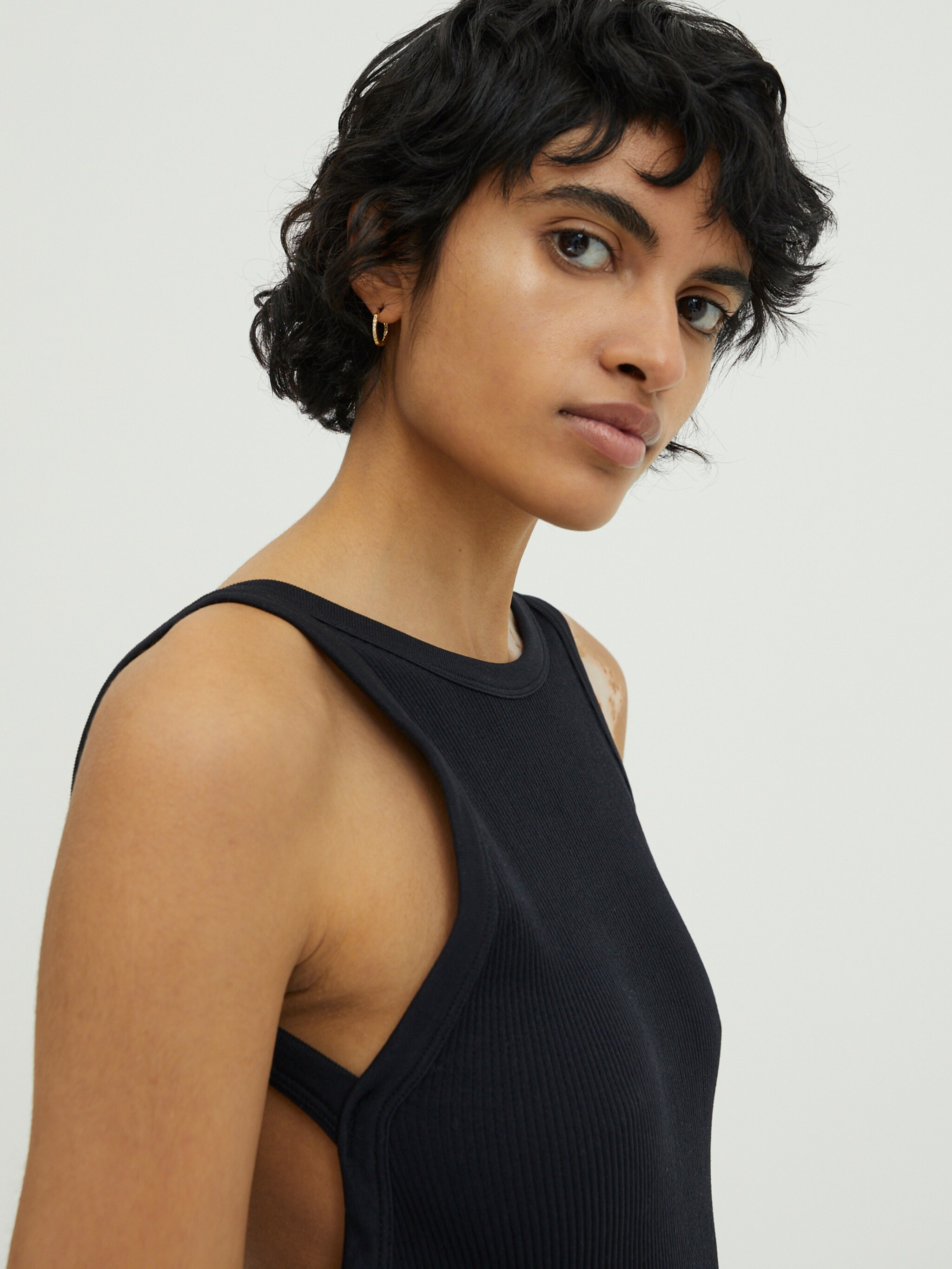 EDITED Produits Haut 'Romina' noir