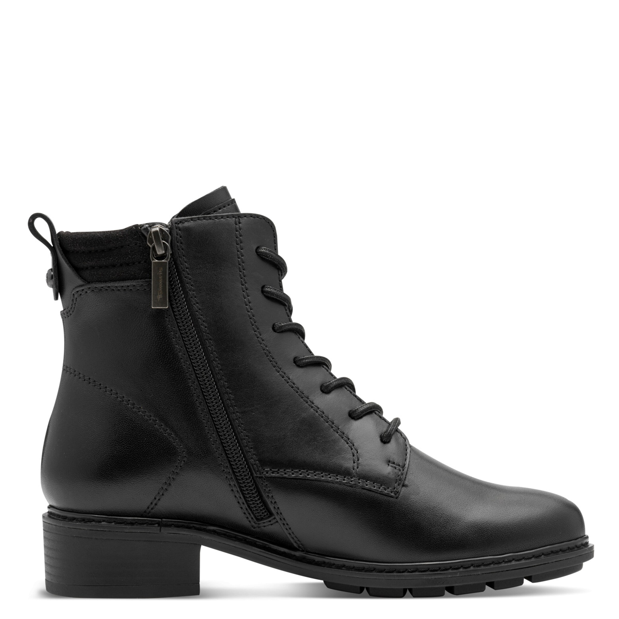 Tamaris Schnürstiefelette in Schwarz