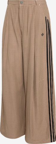 ADIDAS ORIGINALS - Ropa ancha Pantalón plisado en beige: frente