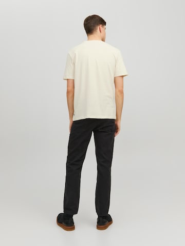 JACK & JONES T-Shirt in Beige