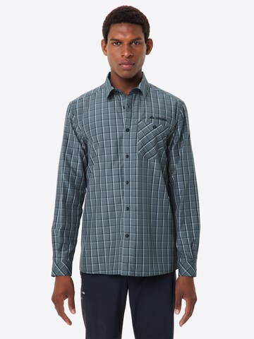 VAUDE Regular fit Athletic button up shirt in Grey: front