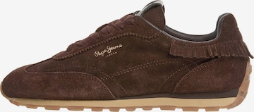 Pepe Jeans - Zapatillas deportivas bajas 'Jane Boho' en marrón: frente