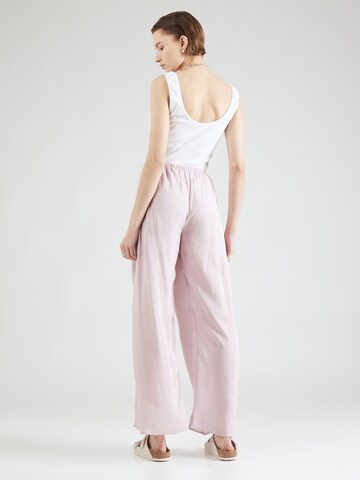 ABOUT YOU Normalny krój Spodnie 'Hege' w kolorze różowy