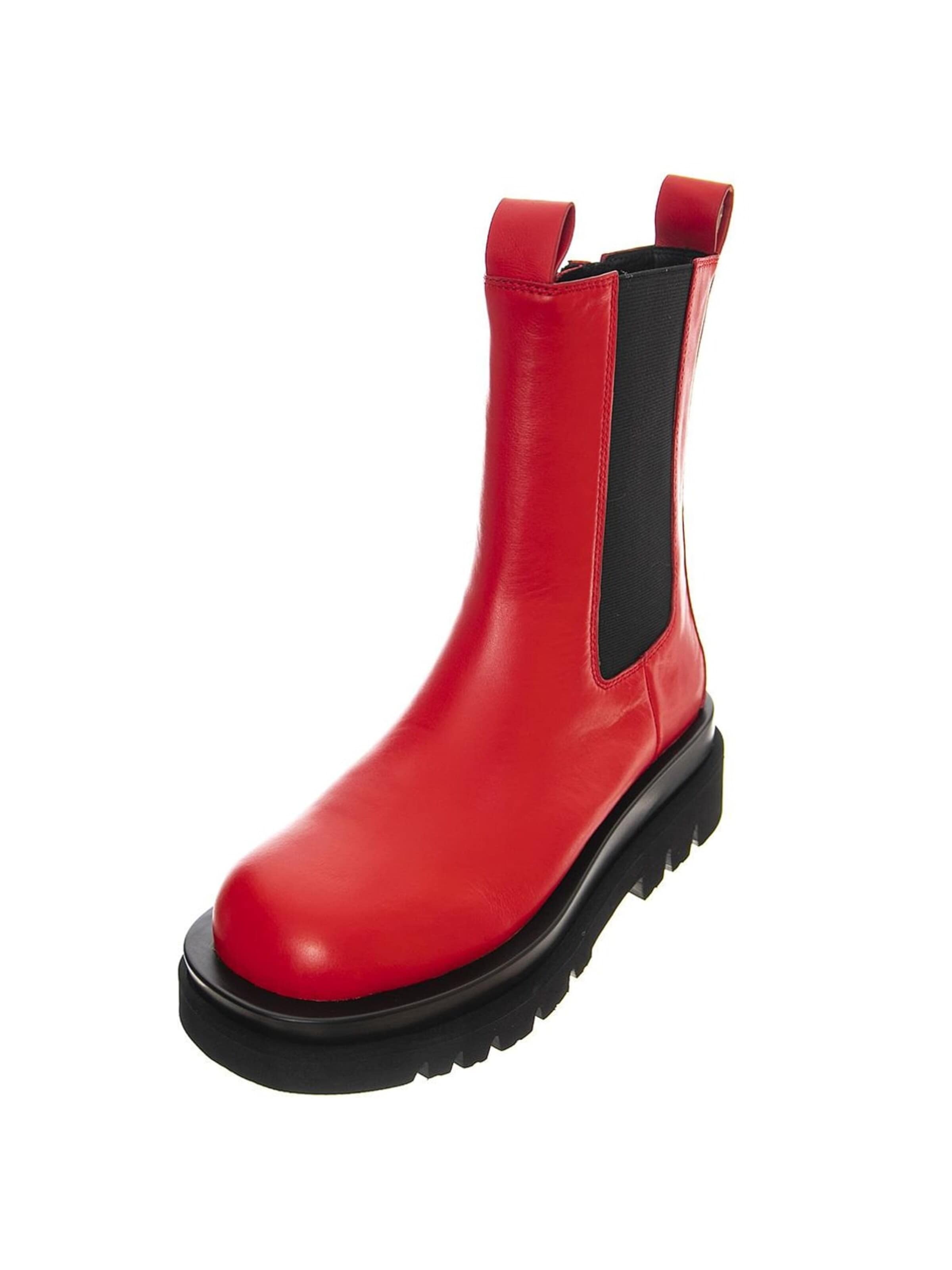 Bottes 'Tanked' Jeffrey Campbell en rouge : devant