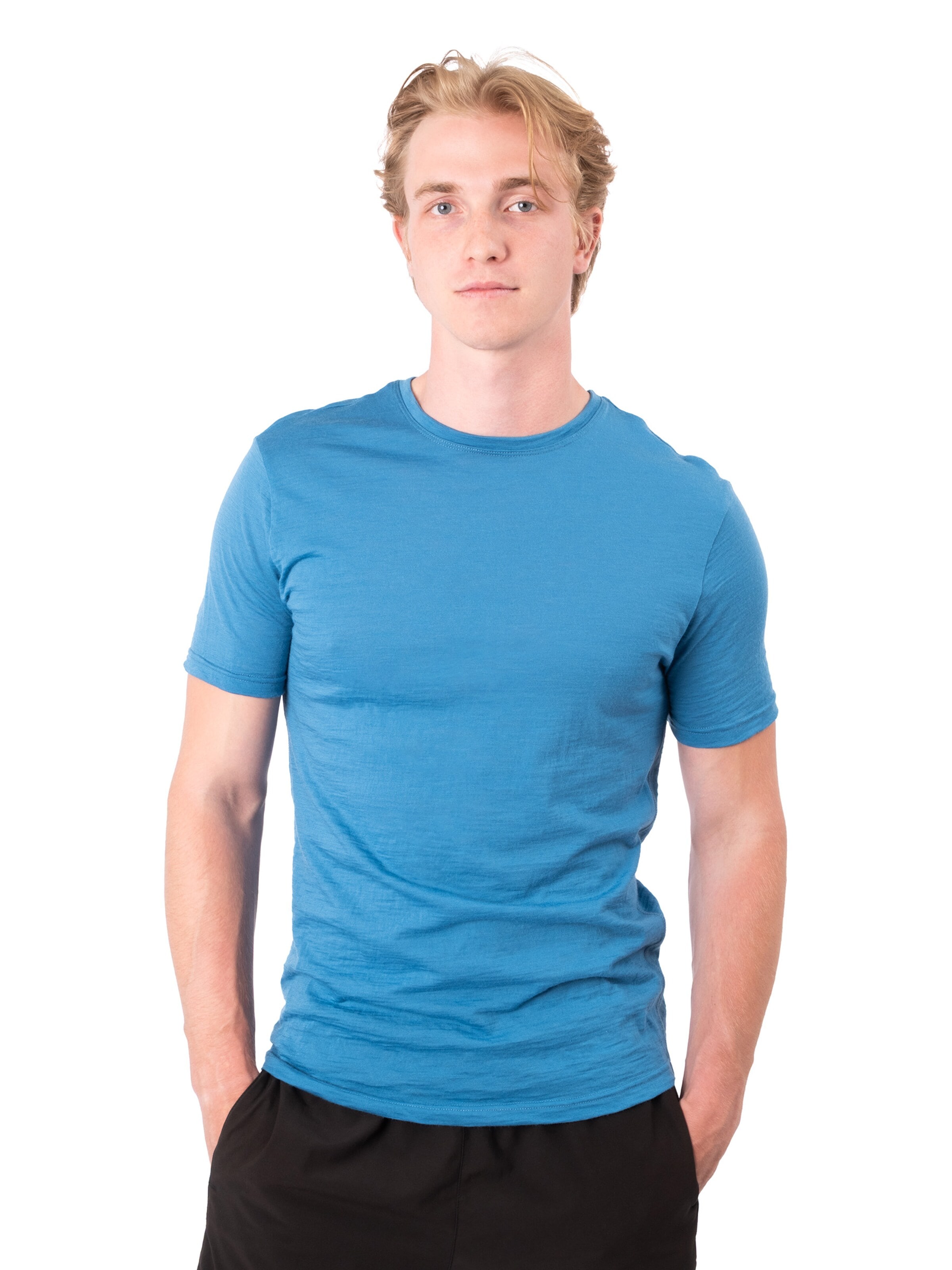 Occulto Funktionsshirt '100 Merino Montreal' in Blau: Vorderseite
