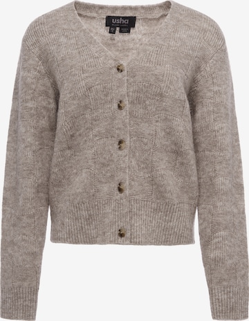 usha BLACK LABEL - Cárdigan en beige: frente