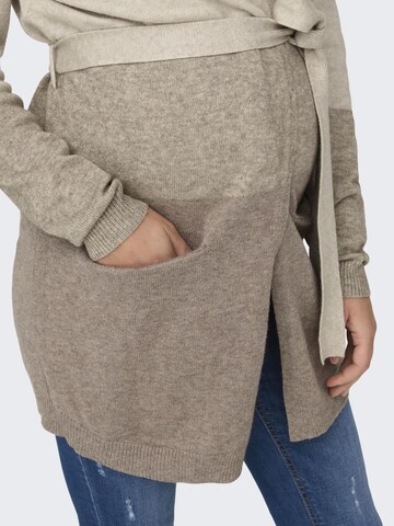 Only Maternity Strickjacke in Beige