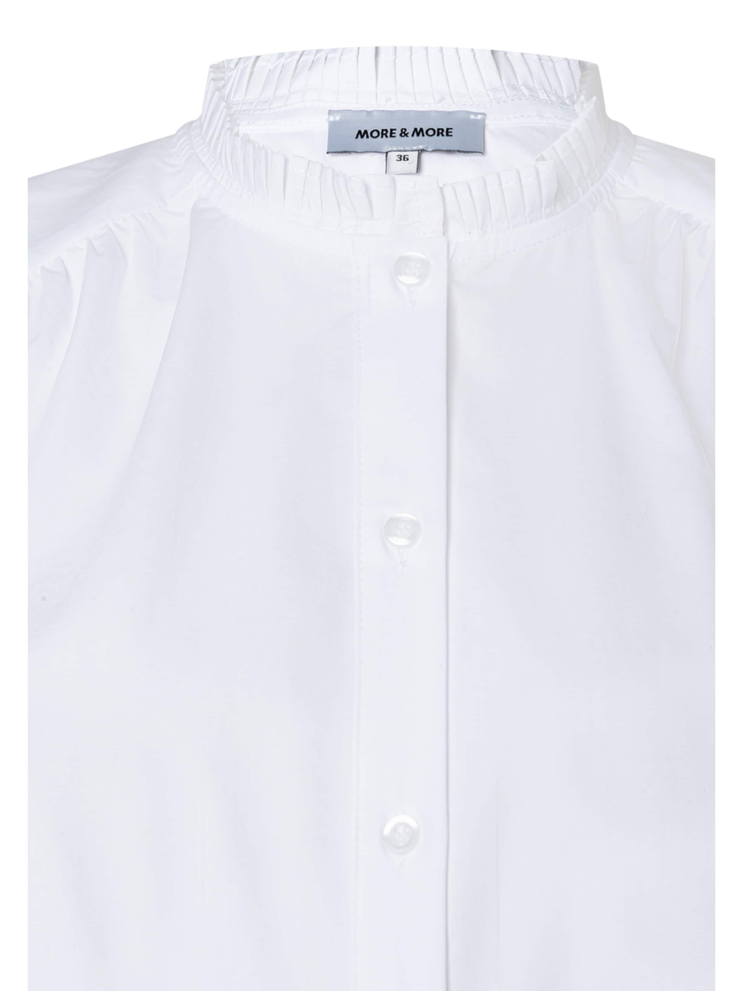 MORE & MORE Bluse in Weiß