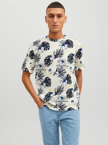 JACK & JONES Shirt in Wit: voorkant