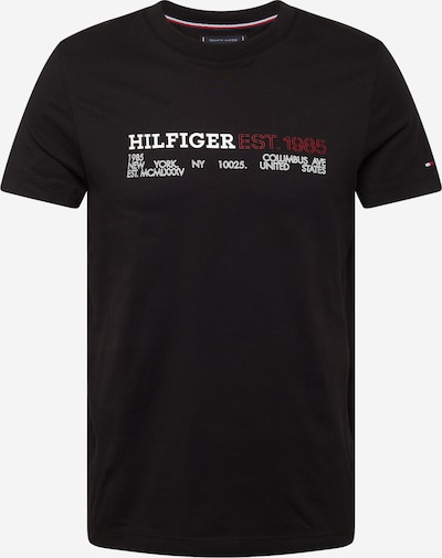 TOMMY HILFIGER Tričko - červená / černá / bílá, Produkt