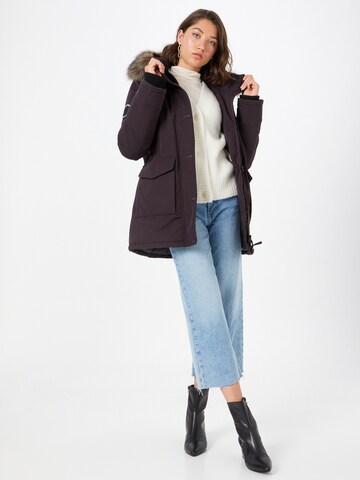 Superdry Parka 'Everest' in Lila