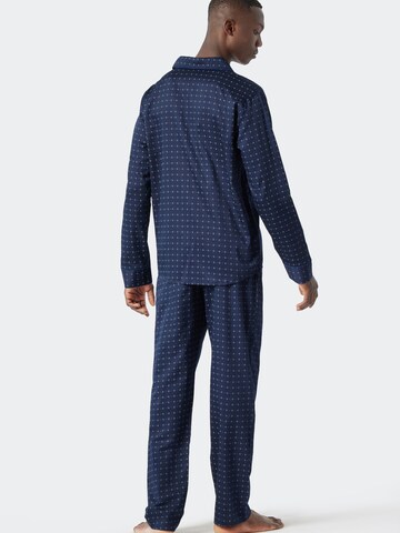 SCHIESSER Pyjama in Blau