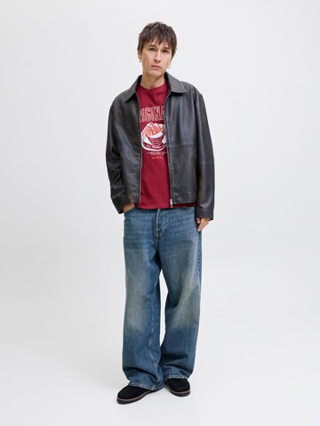 JACK & JONES Shirt in Red