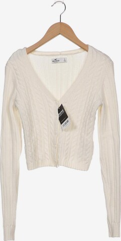 HOLLISTER Sweater & Cardigan in S in White: front