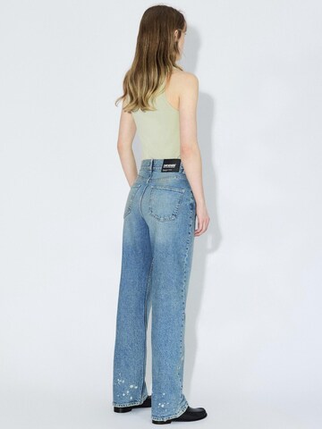 Dr. Denim Regular Jeans 'Echo High Straight' in Blauw