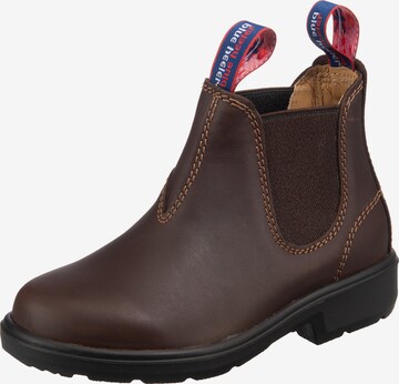 Blue Heeler Boots in Brown: front